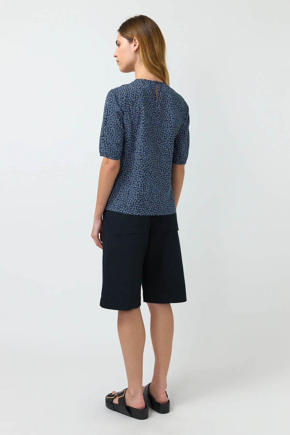 Kate Sylvester | Desert Flower Top | Blue | Palm Boutique