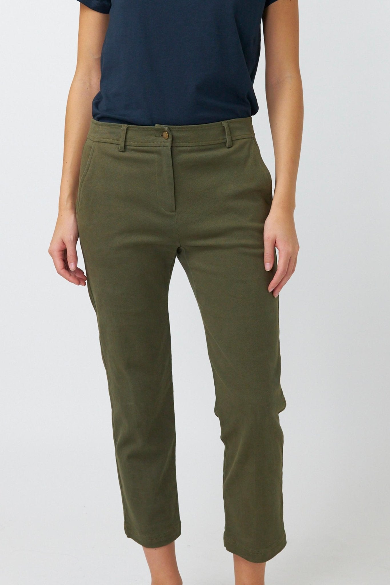 Kate Sylvester | Utility Trouser | Olive | Palm Boutique