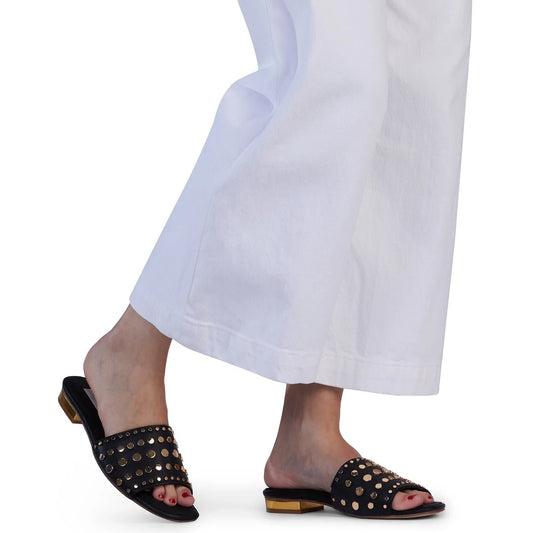 Kathryn Wilson | Eden Slide | Black Calf | Palm Boutique