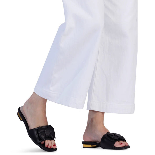 Kathryn Wilson | Etta Slide | Black Calf | Palm Boutique