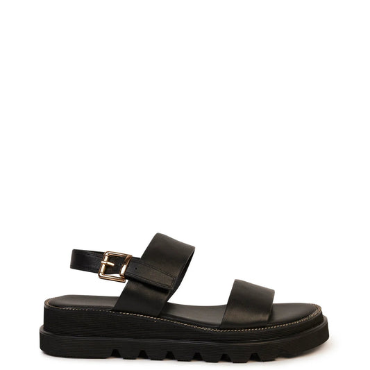 Kathryn Wilson | Portia Sandal | Black Calf | Palm Boutique