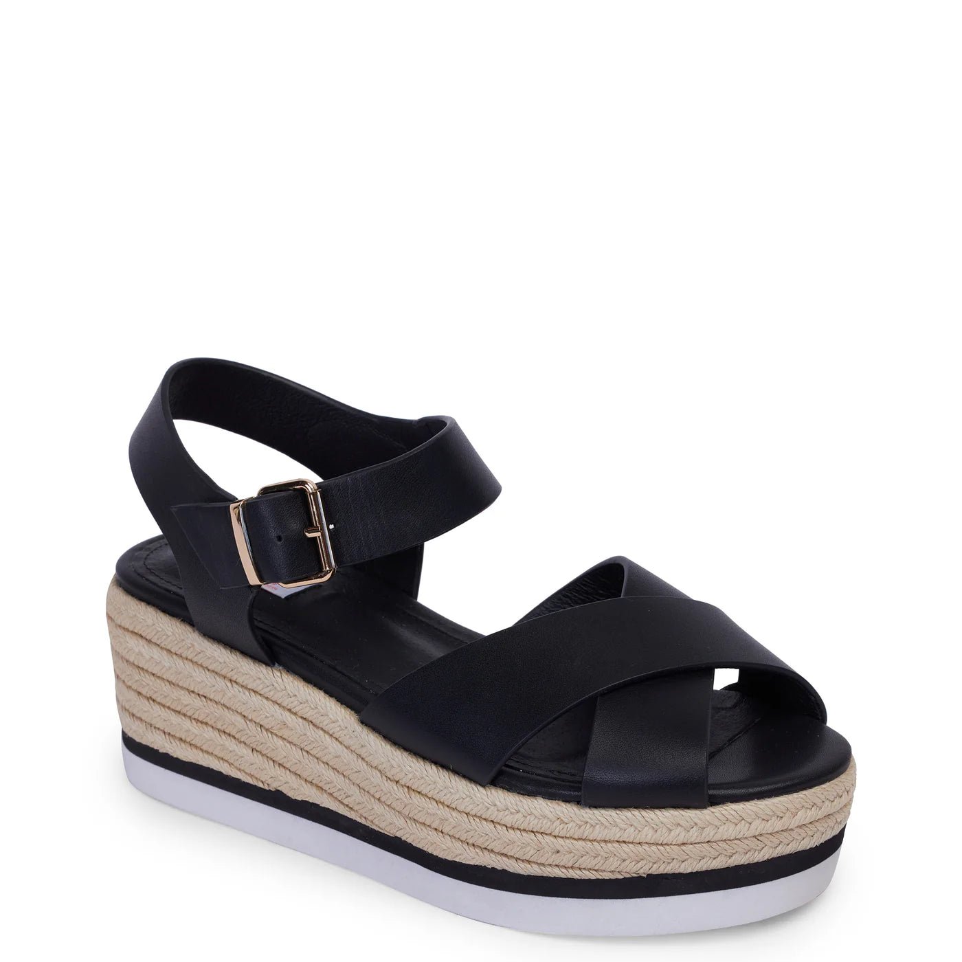 Kathryn Wilson | Sally Sandal | Black Calf | Palm Boutique