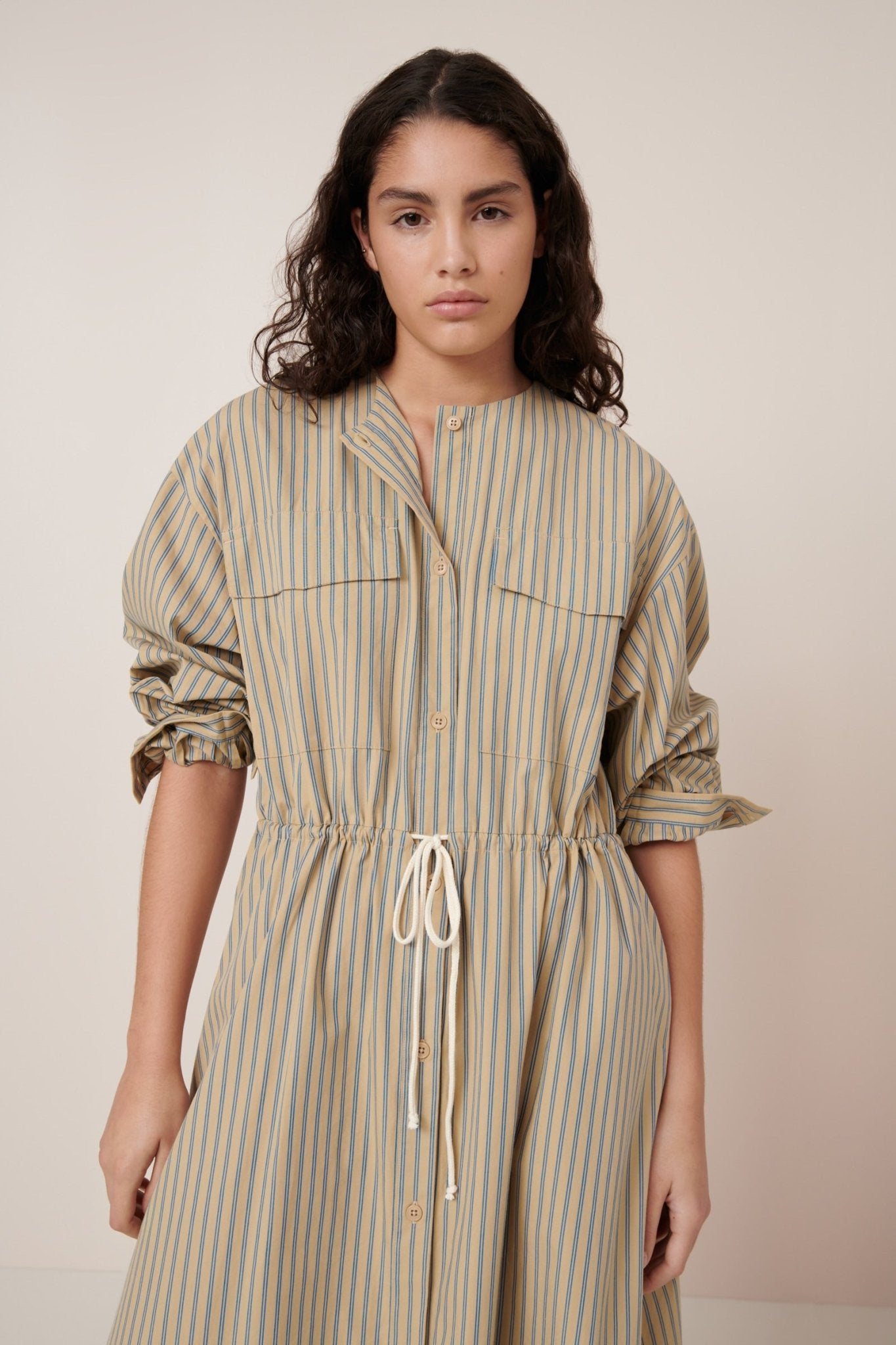 kowtow | Array Dress | Double Pinstripe | Palm Boutique