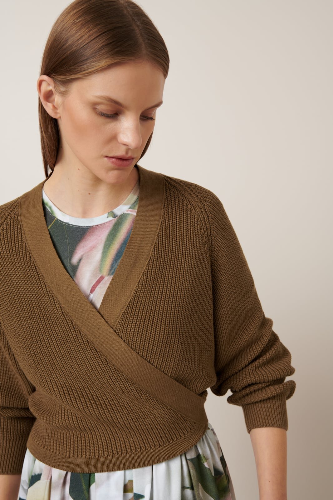 kowtow | Composure Cardigan | Dark Spice | Palm Boutique