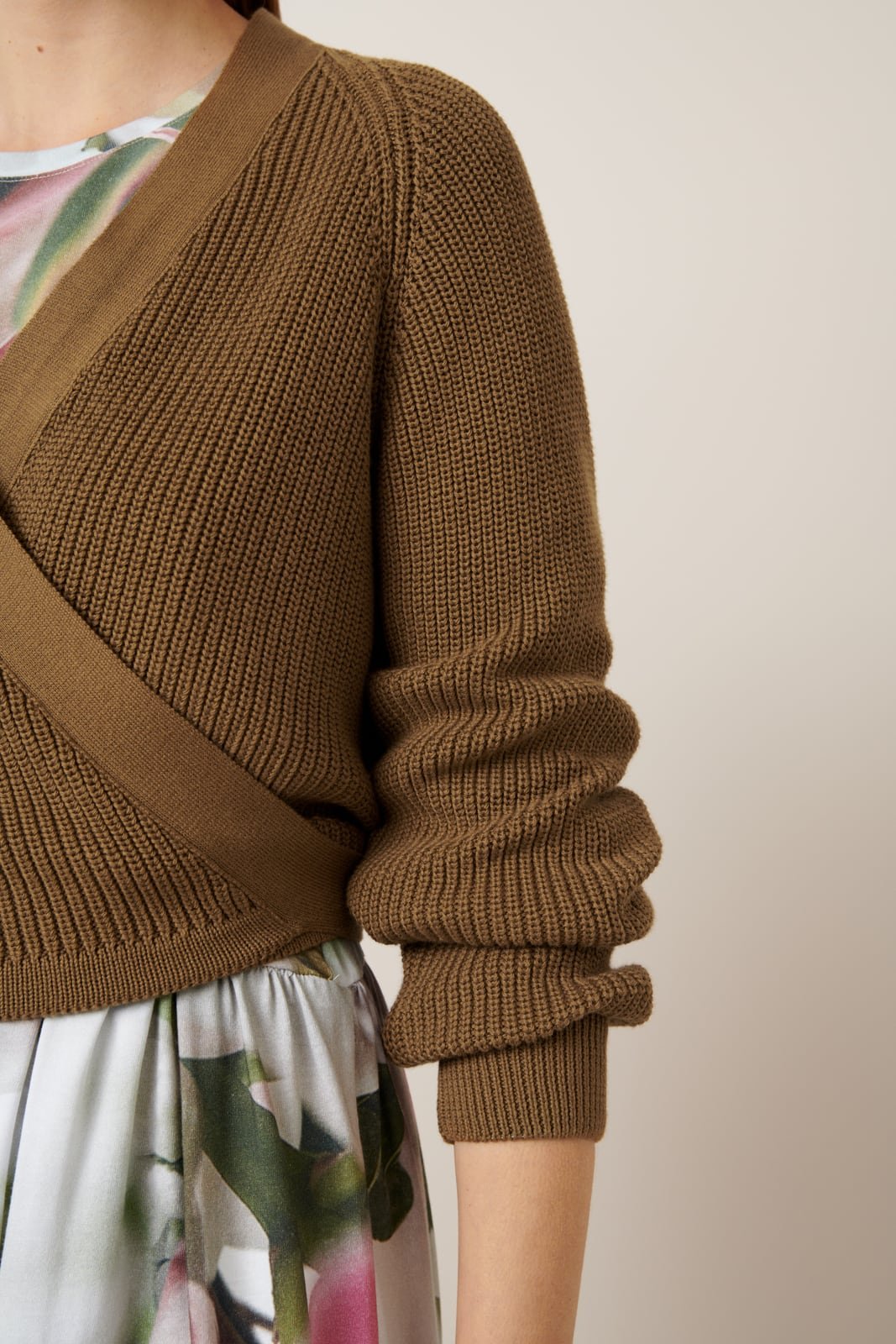 kowtow | Composure Cardigan | Dark Spice | Palm Boutique