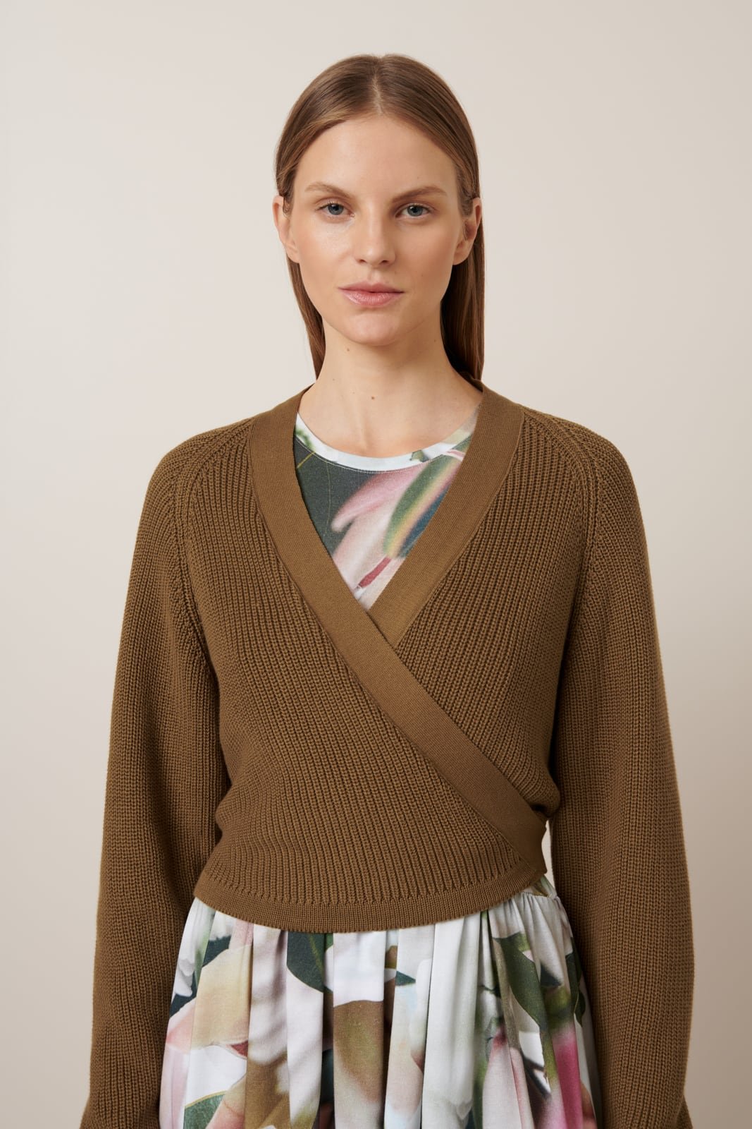 kowtow | Composure Cardigan | Dark Spice | Palm Boutique
