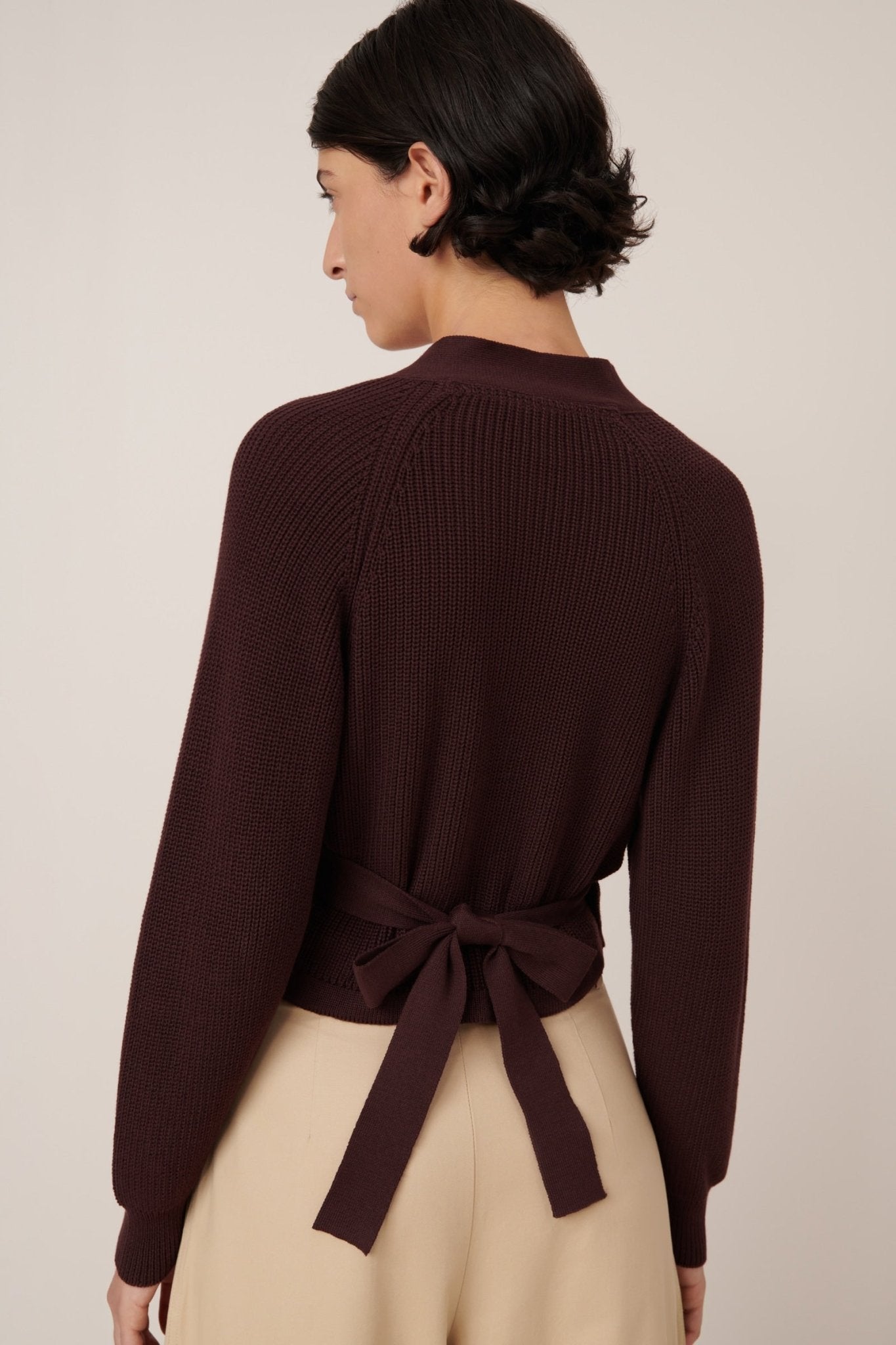 kowtow | Composure Cardigan | Mahogany | Palm Boutique