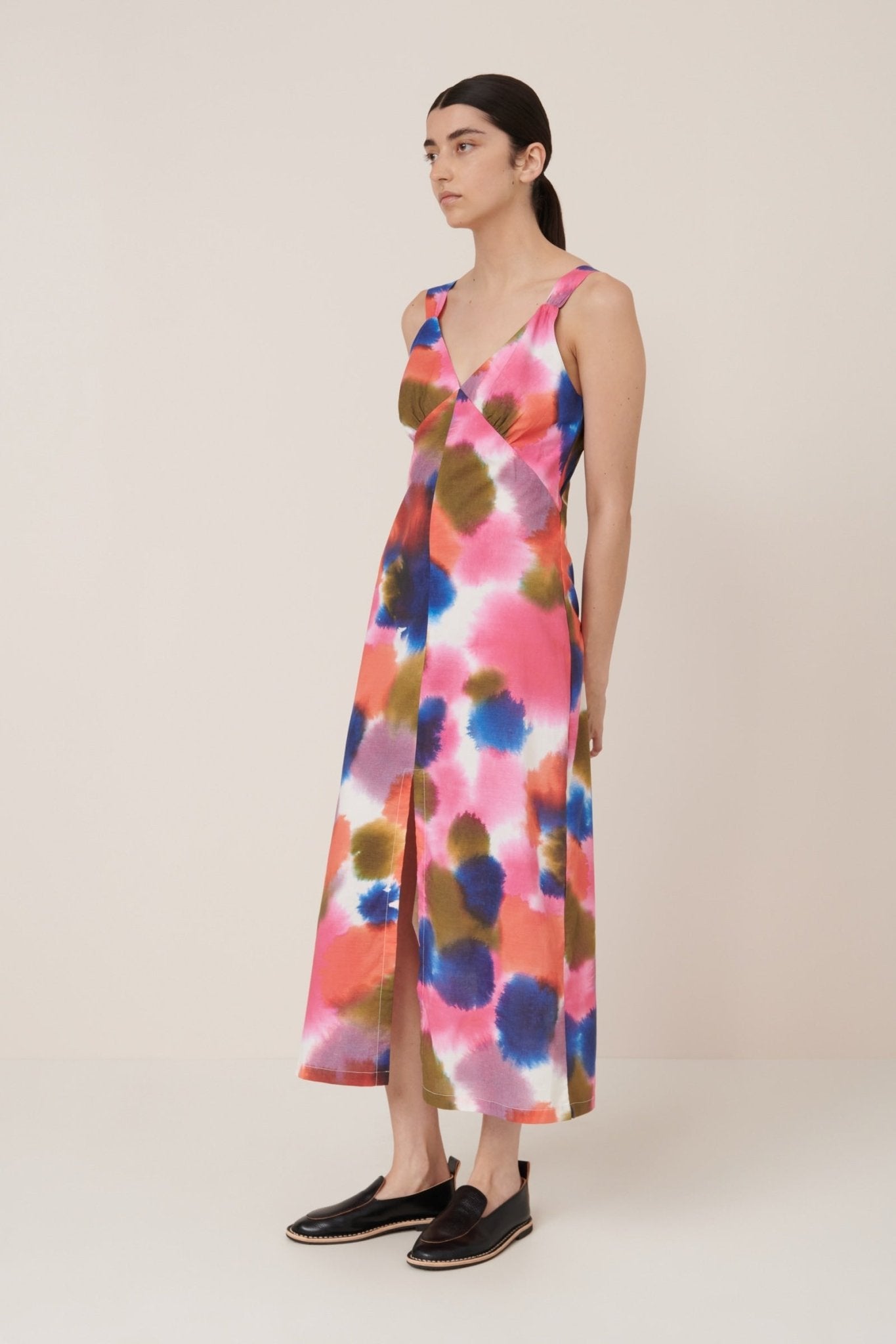 kowtow | Fluidity Dress | Watercolour | Palm Boutique