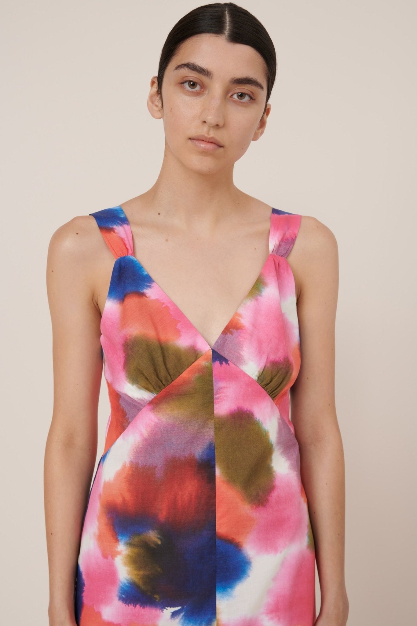 kowtow | Fluidity Dress | Watercolour | Palm Boutique