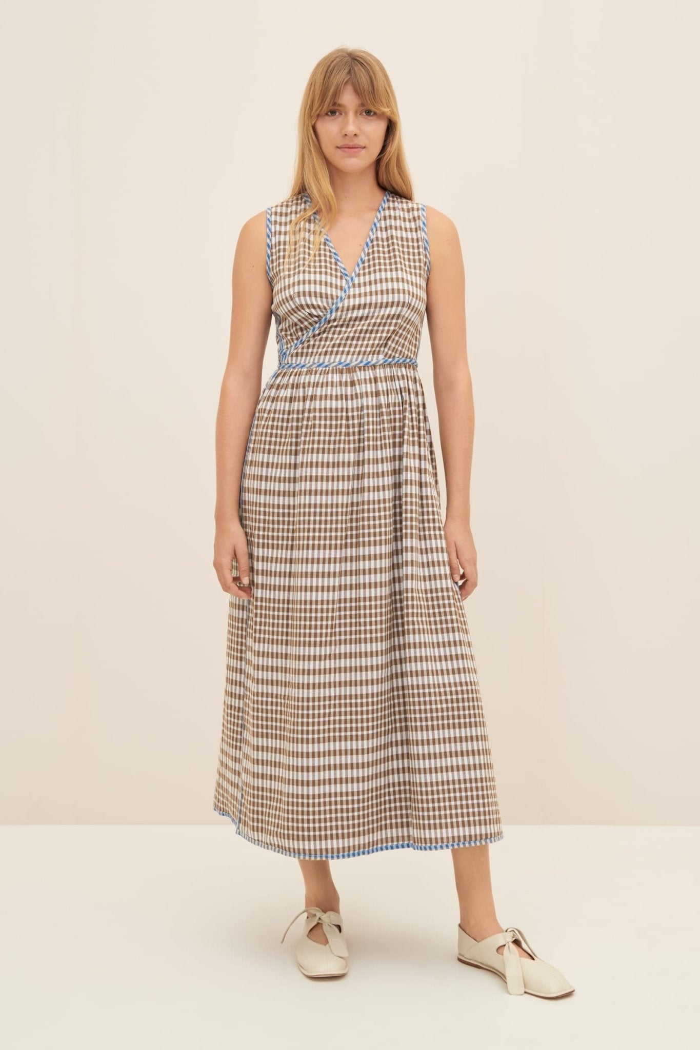 kowtow | Outline Dress | Duo Check | Palm Boutique