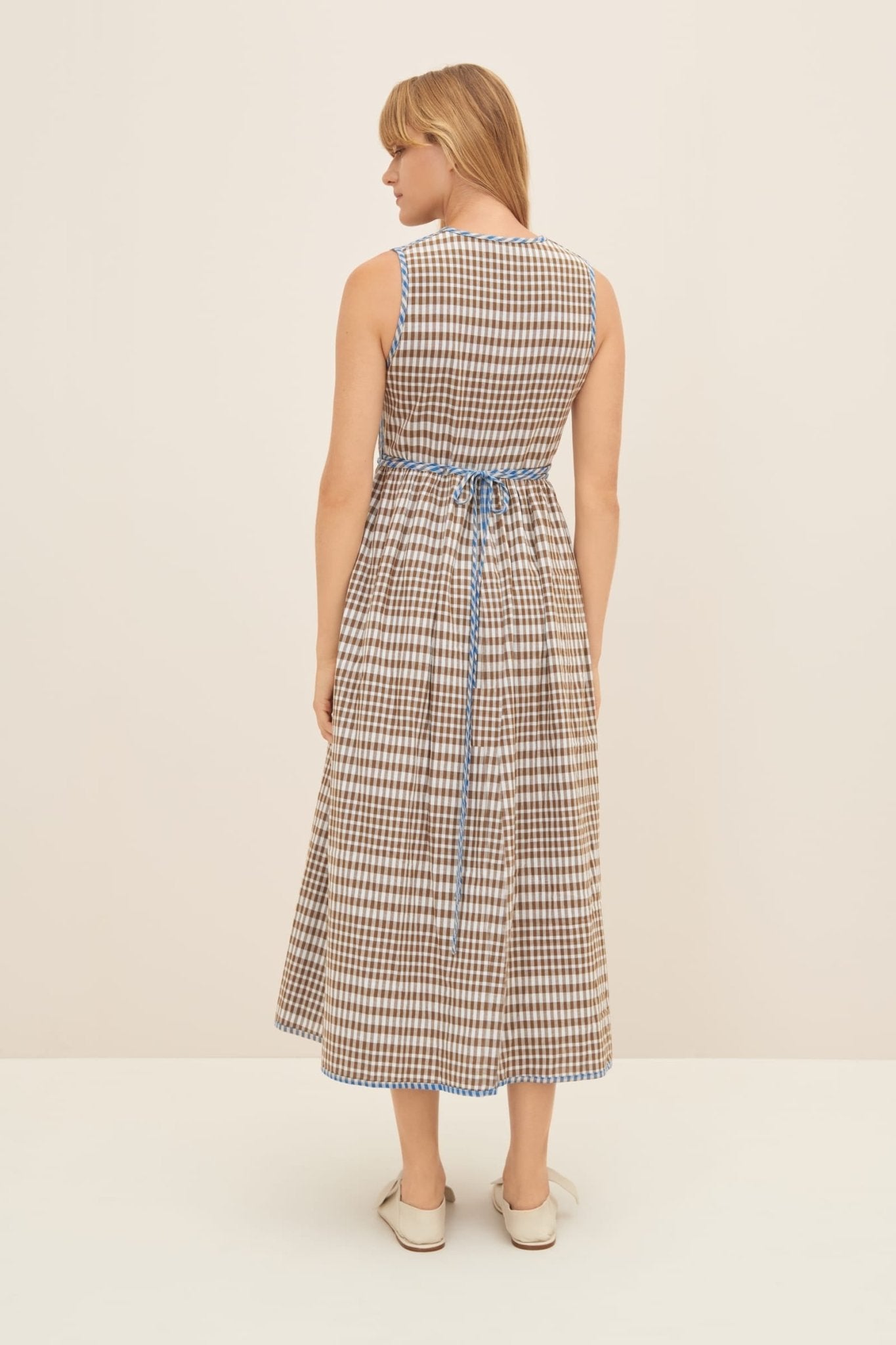 kowtow | Outline Dress | Duo Check | Palm Boutique