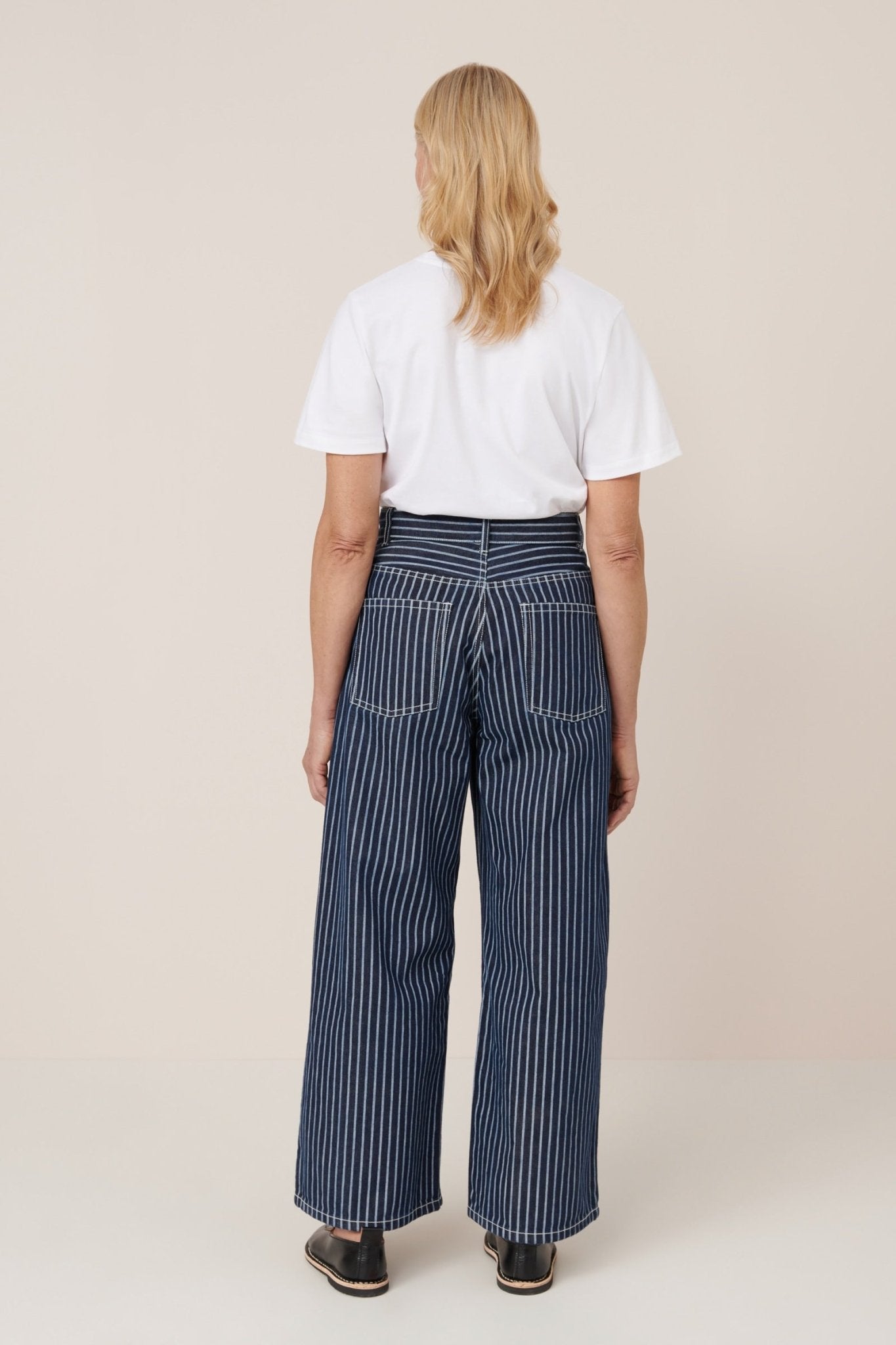 kowtow | Sailor Jeans | Chalk Stripe | Palm Boutique