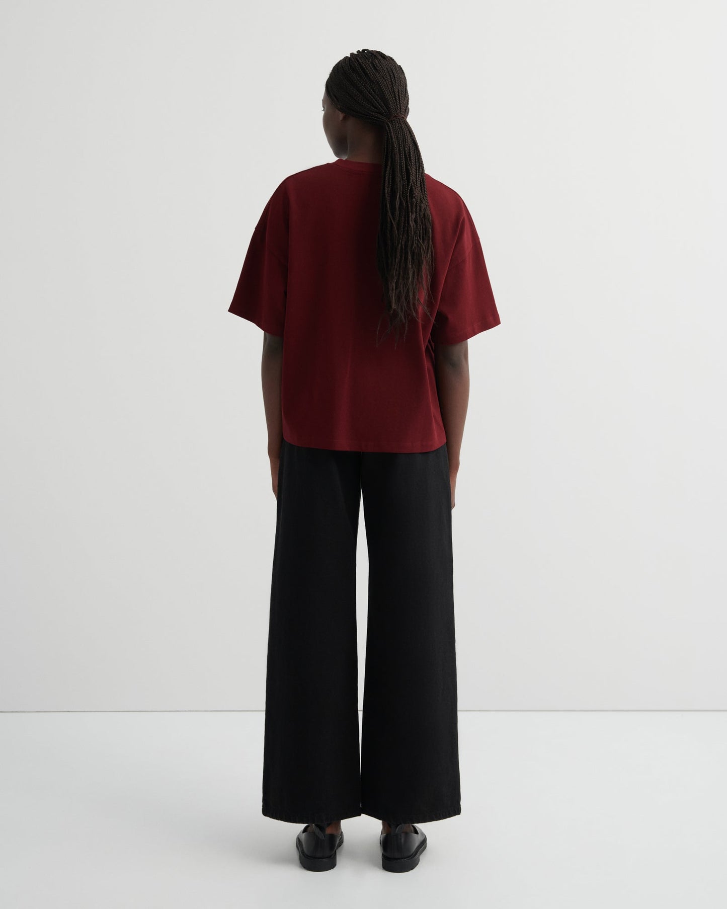 kowtow | Stencil Tee | Maroon | Palm Boutique