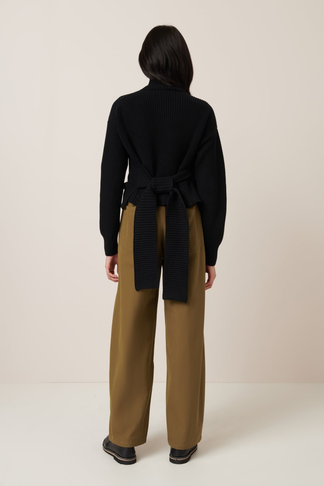 kowtow | Unity Cardigan | Black | Palm Boutique
