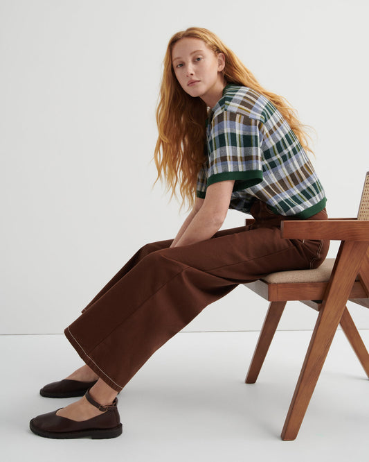 kowtow | Unity Jeans | Brown Denim | Palm Boutique