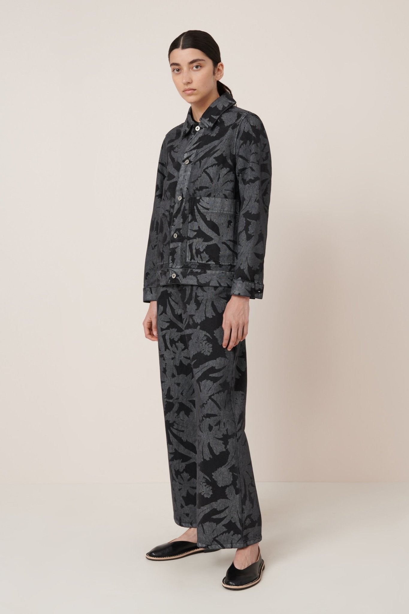 kowtow | Worker Jacket | Etched Denim | Palm Boutique