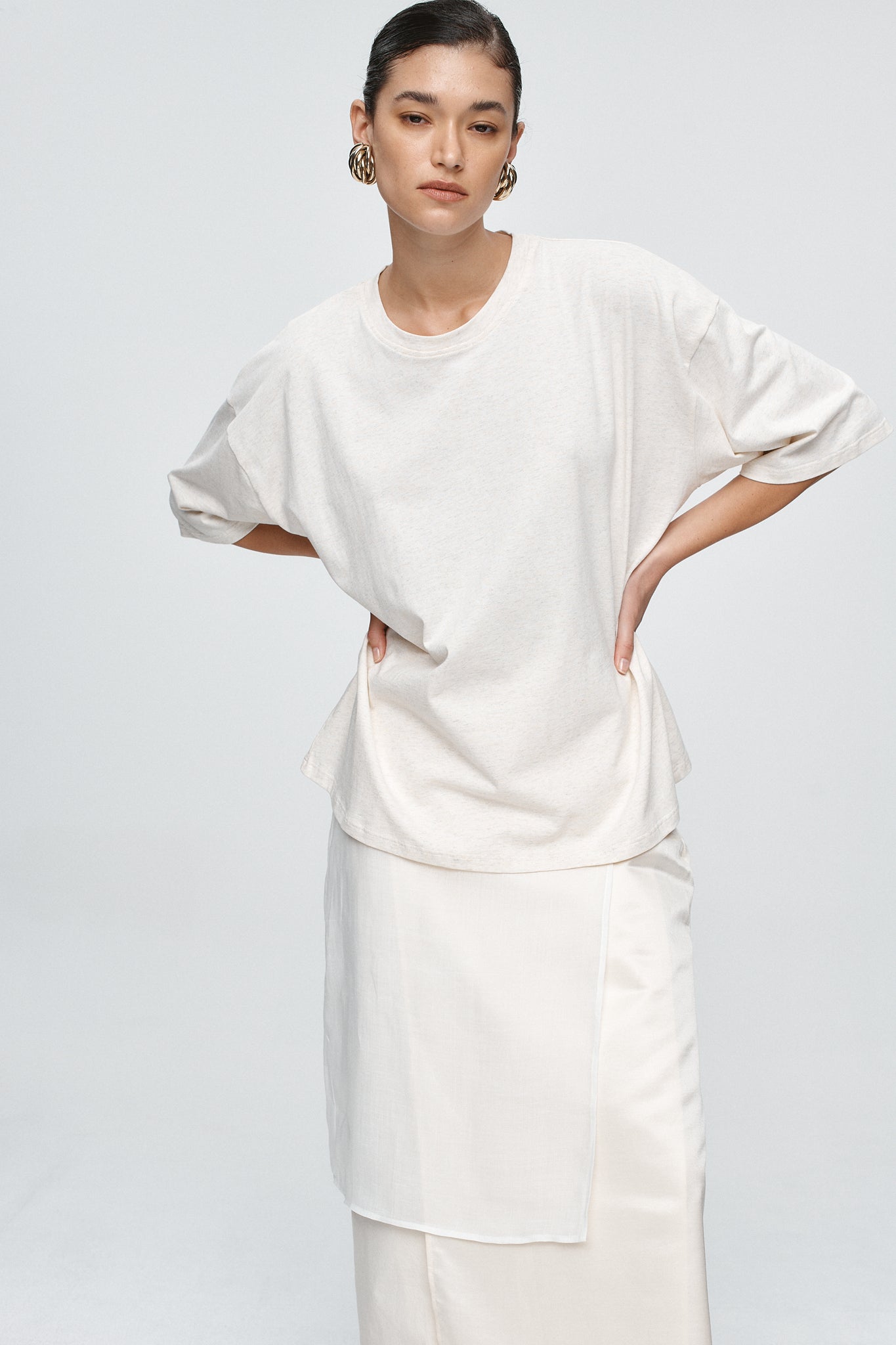 Marle | Austin Tee | Oat Marle | Palm Boutique
