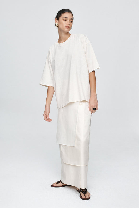 Marle | Austin Tee | Oat Marle | Palm Boutique