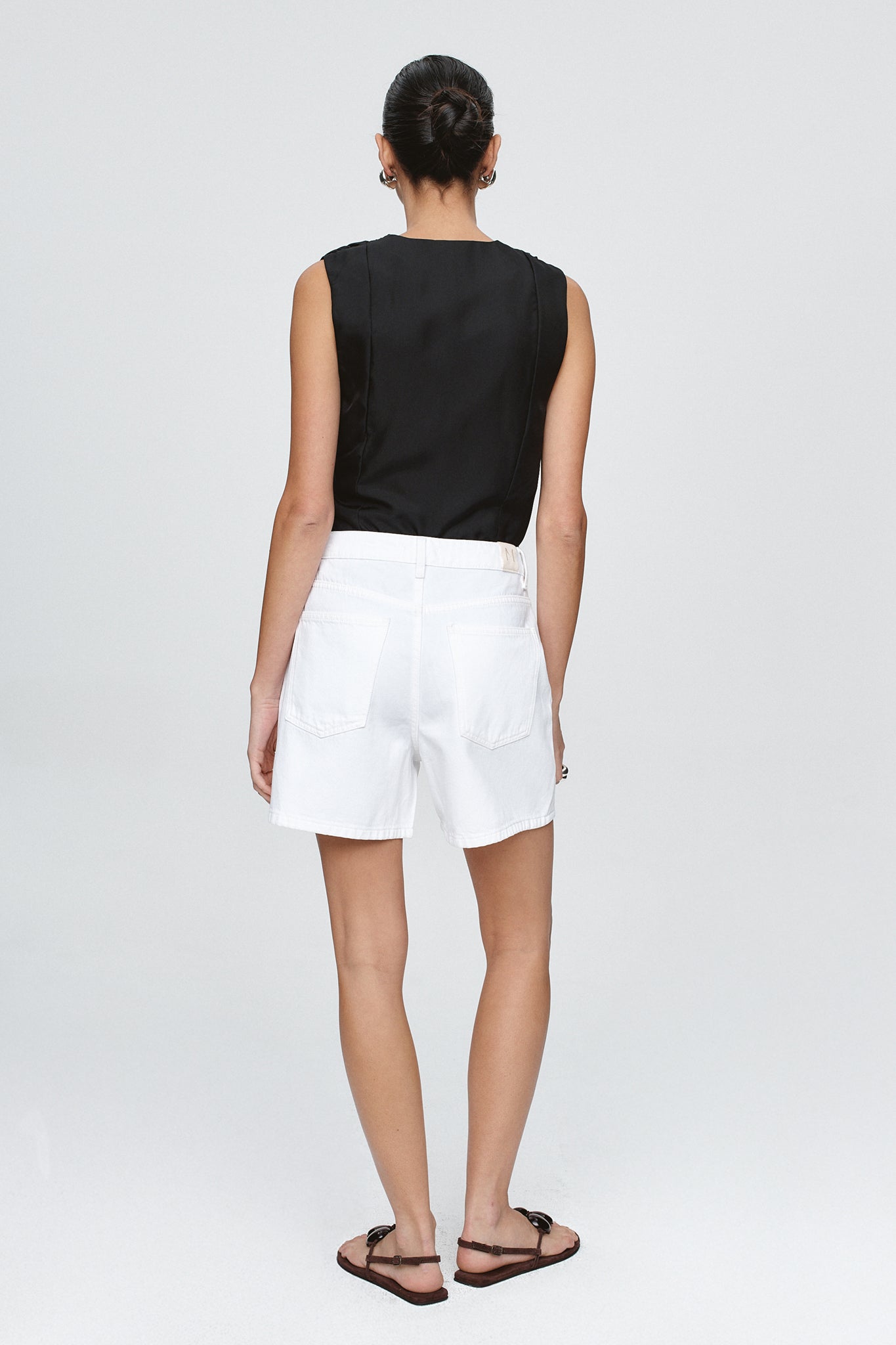 Marle | Classic Jean Short | Blanc | Palm Boutique