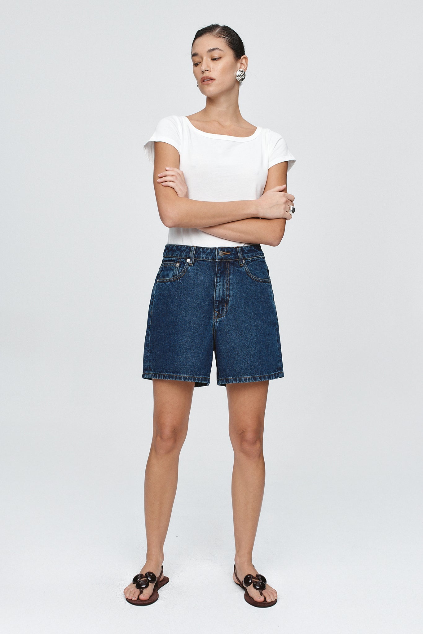 Marle | Classic Jean Short | Classic Blue | Palm Boutique
