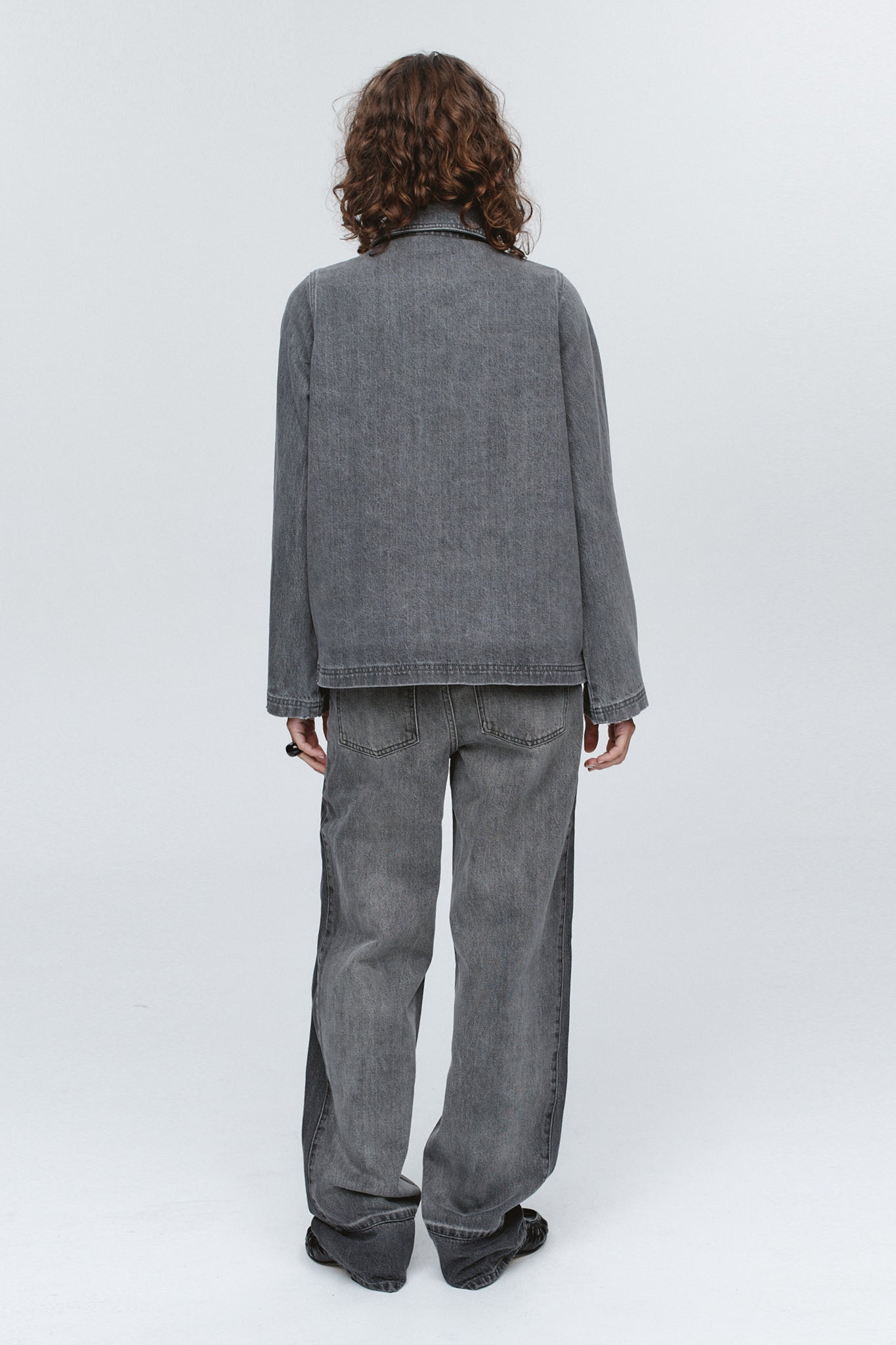 Marle | Cropped Pea Jacket | Stone | Palm Boutique