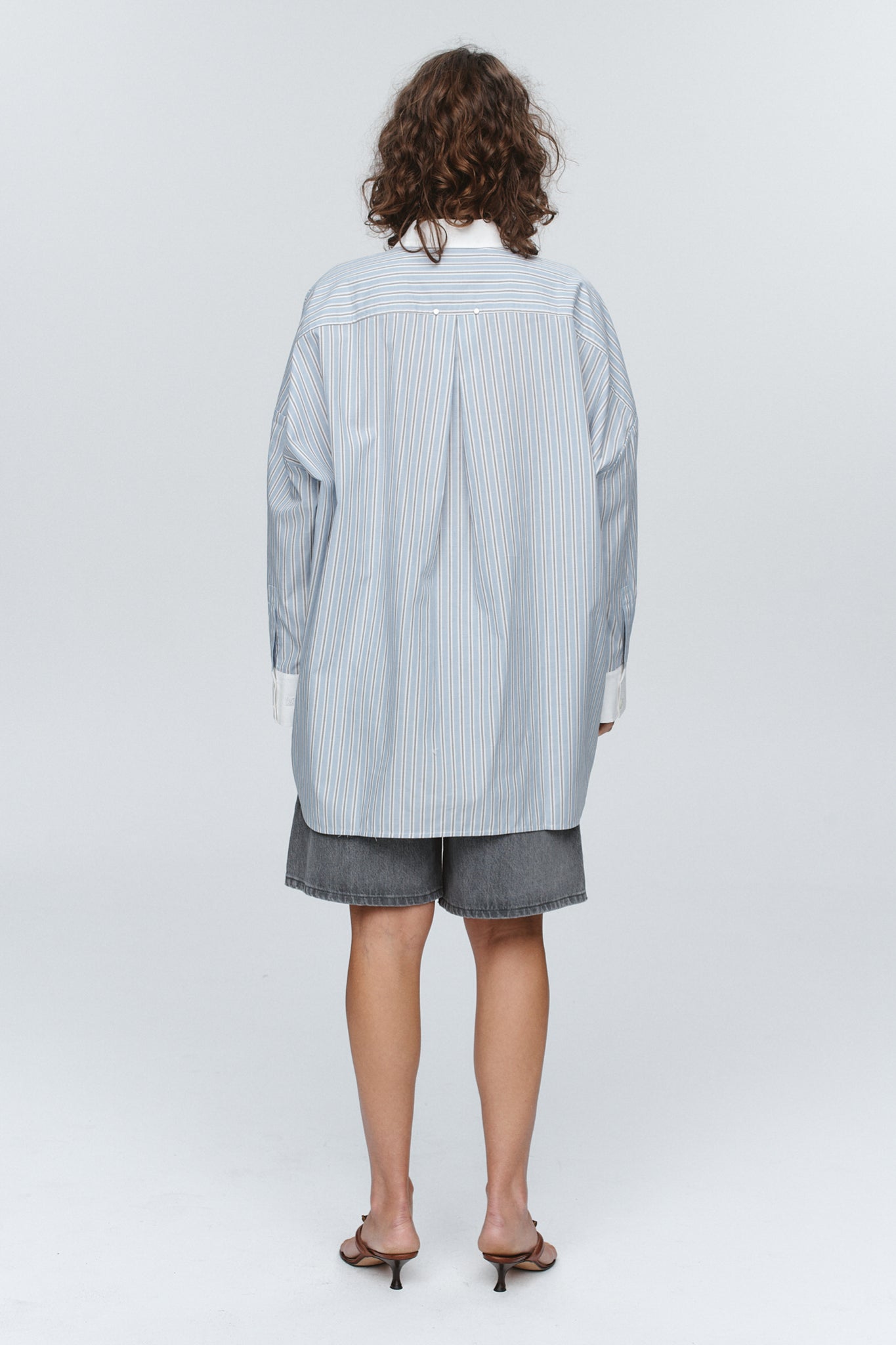 Marle | Edie Shirt | Bleu Stripe | Palm Boutique
