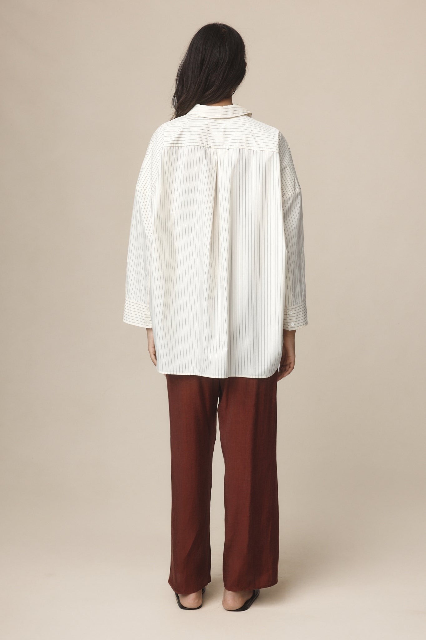 Marle | Edie Shirt | Ivory Black Stripe | Palm Boutique