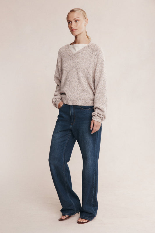 Marle | Moss Sweater | Fleur Speckle | Palm Boutique