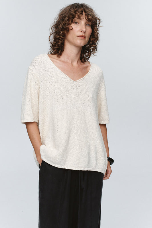 Marle | Nya Tee | Ivory | Palm Boutique