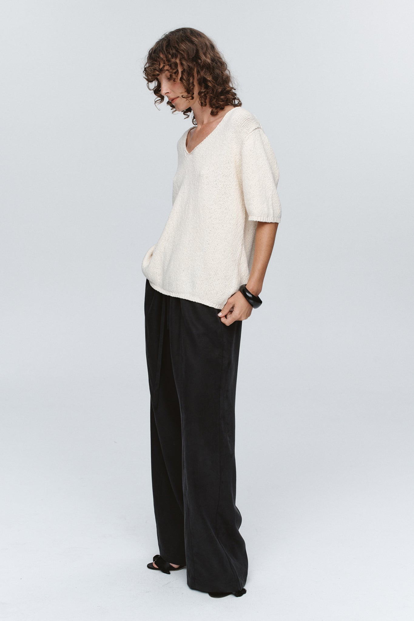 Marle | Nya Tee | Ivory | Palm Boutique