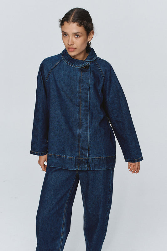 Marle | Oda Jacket | Washed Indigo | Palm Boutique