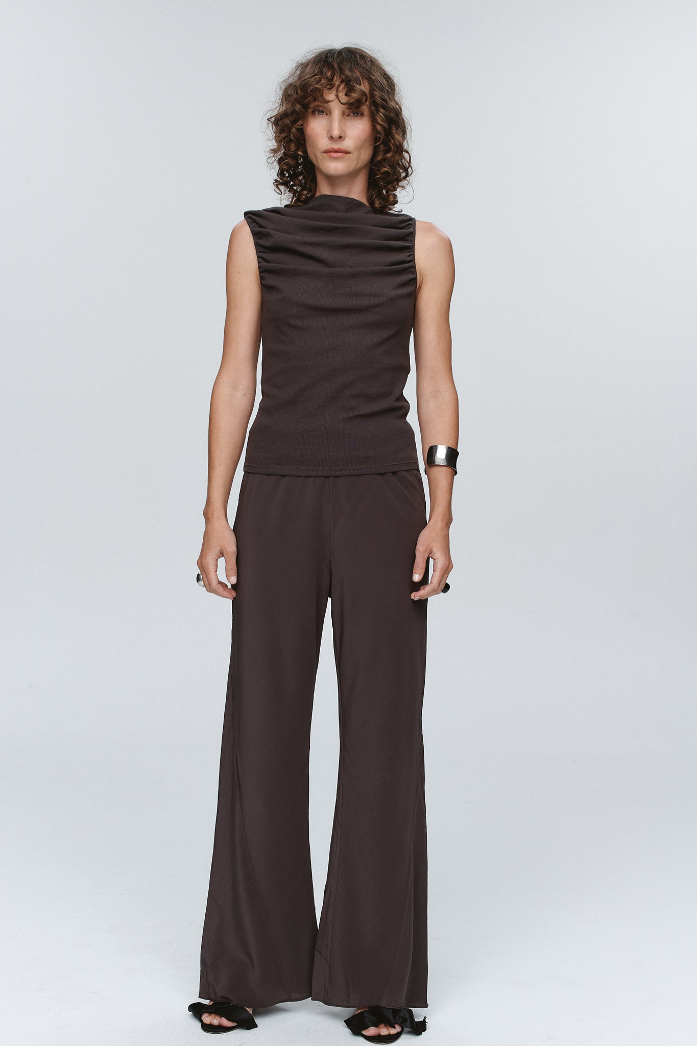 Marle | Risa Singlet | Tapenade | Palm Boutique