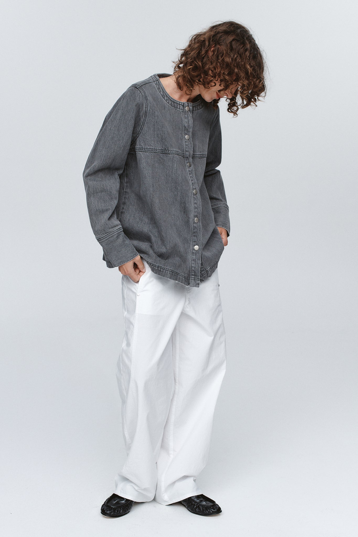 Marle | Seam Shirt | Stone | Palm Boutique