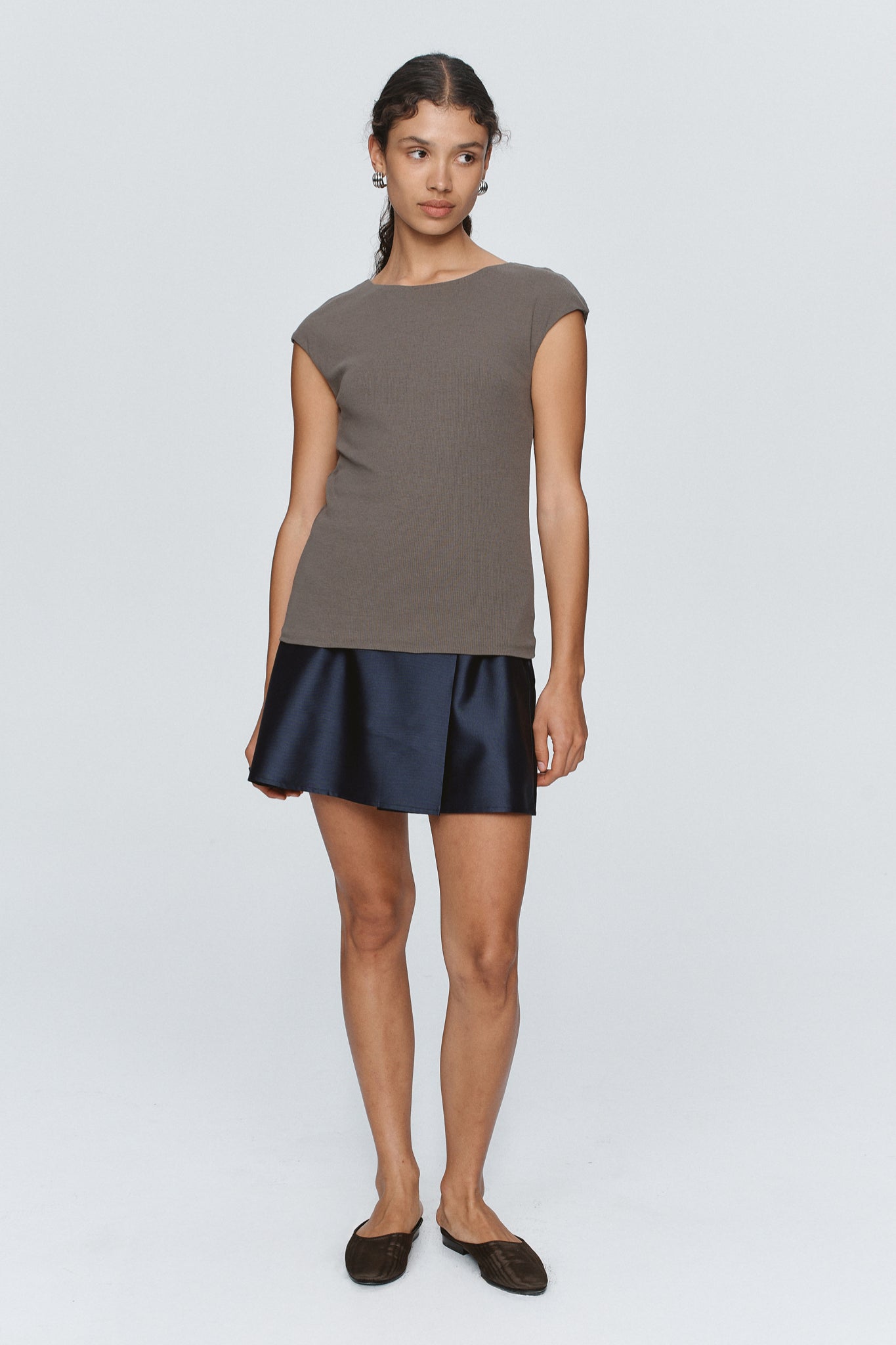 Marle | Suki Top | Truffle | Palm Boutique
