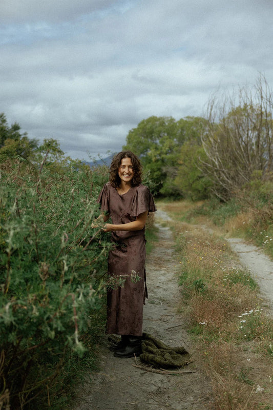 New Lands | Devon Dress | Graphite | Palm Boutique