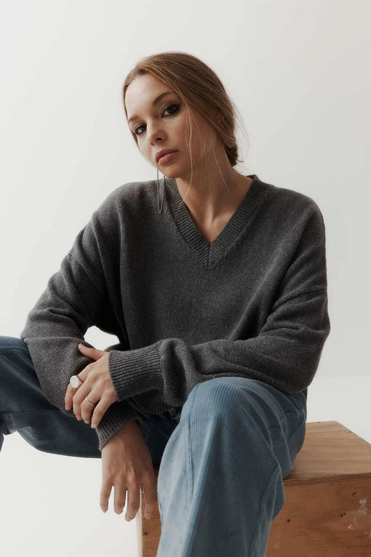 New Lands | Griddy Sweater | Ashes | Palm Boutique