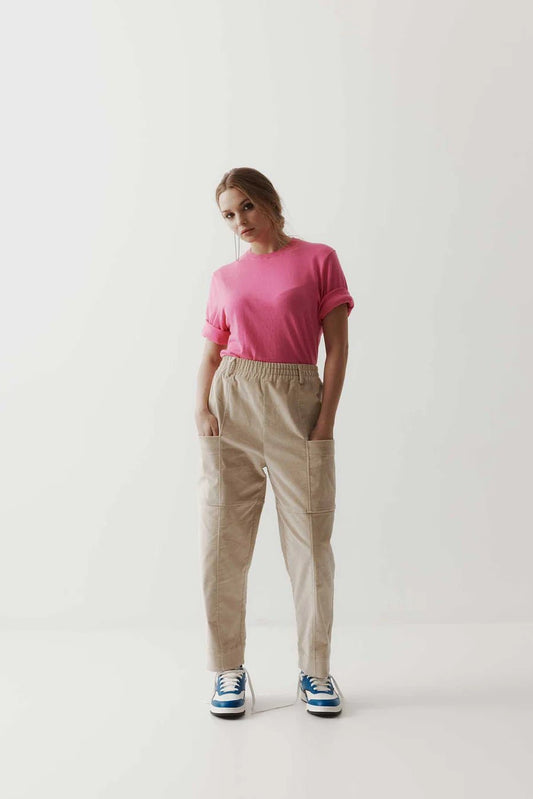 Newlands | Excellent Trouser | Bone | Palm Boutique