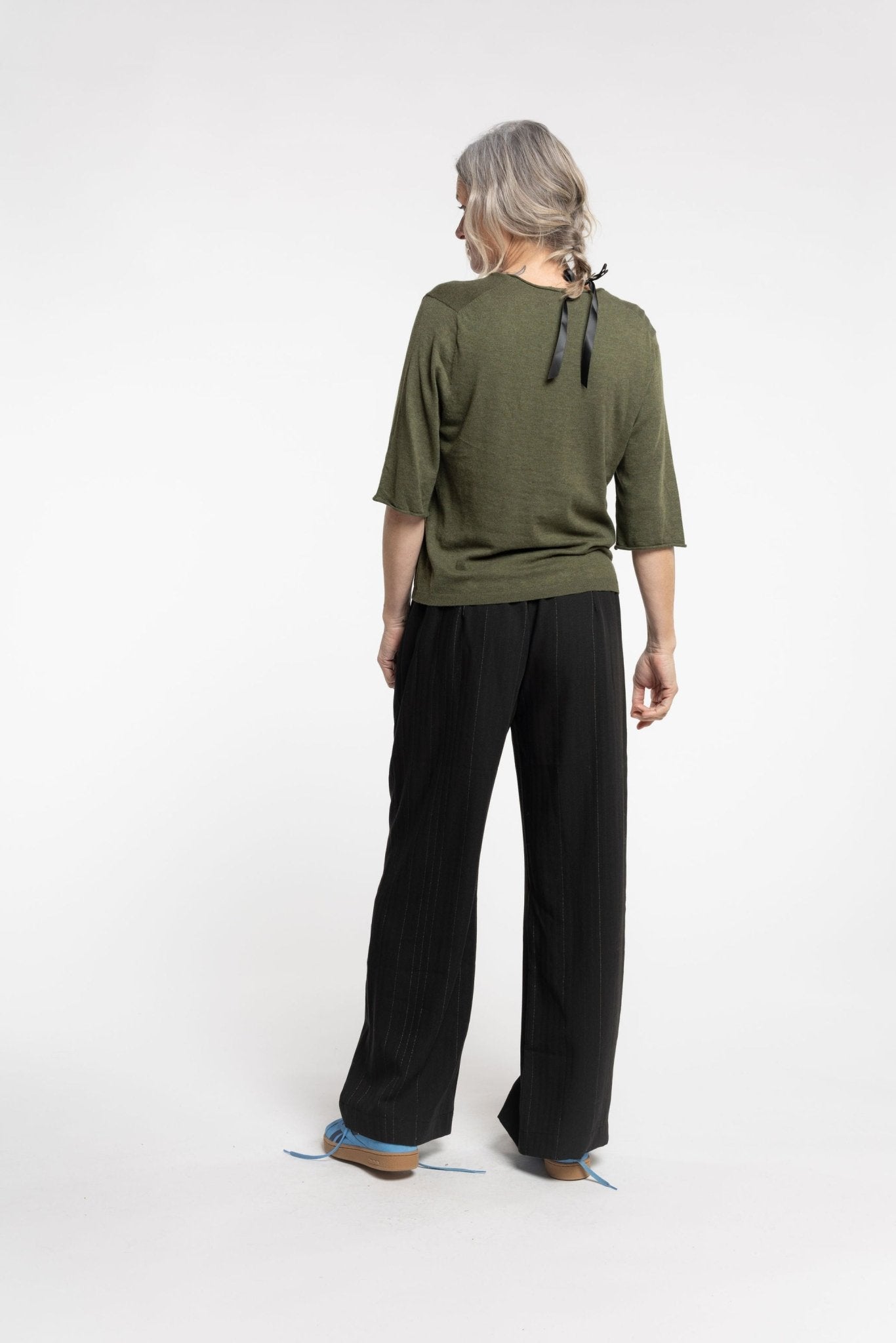 Newlands | Glide Trouser | Pinstripe | Palm Boutique