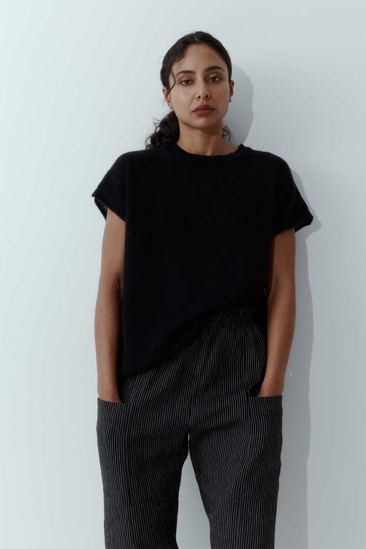 Newlands | Super Trouser | Black Stripe | Palm Boutique