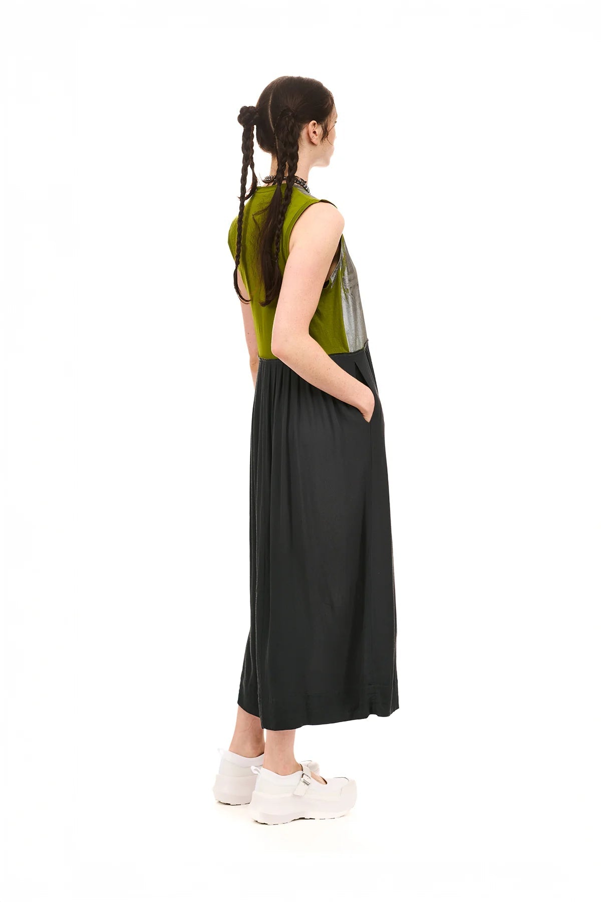 NOM*d | Foiled Dress | Charcoal | Palm Boutique