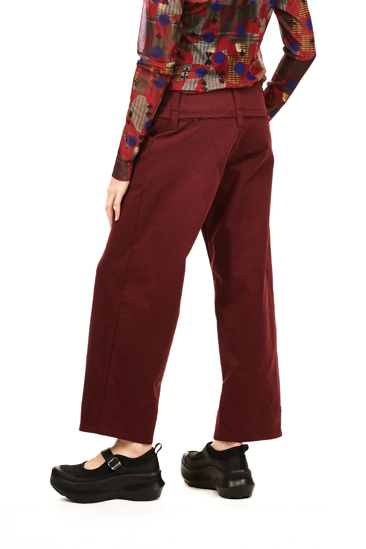 NOM*d | Novel Trouser | Oxblood | Palm Boutique