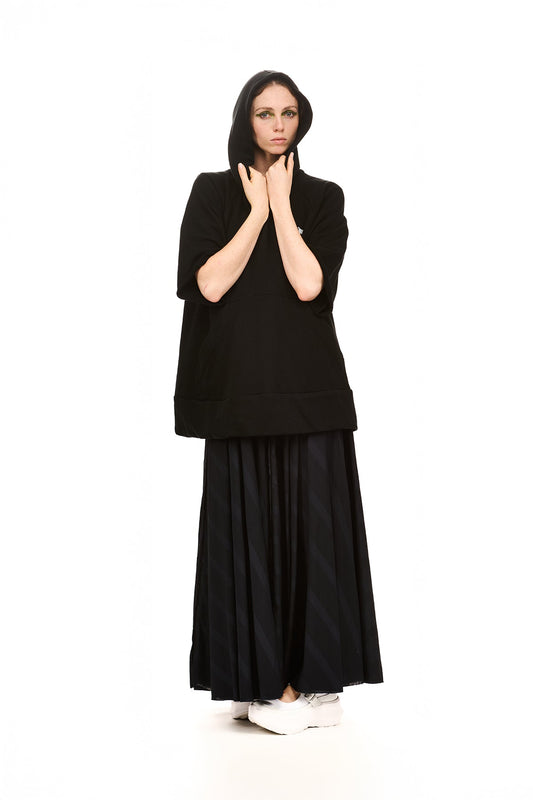 NOM*d | Olympus Hoodie | Black Sweatshirting | Palm Boutique