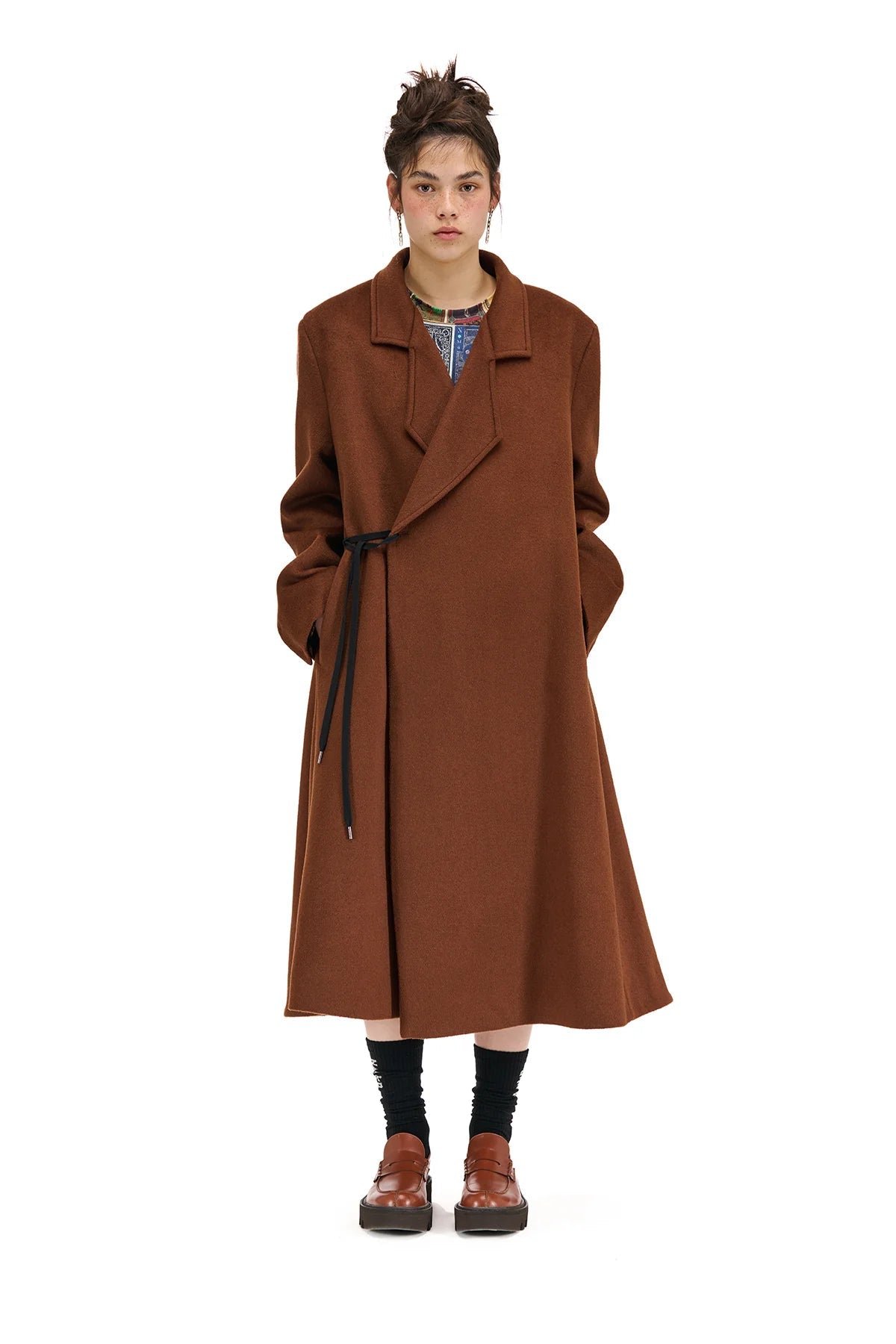 NOM*d | Promenade Coat | Chestnut | Palm Boutique