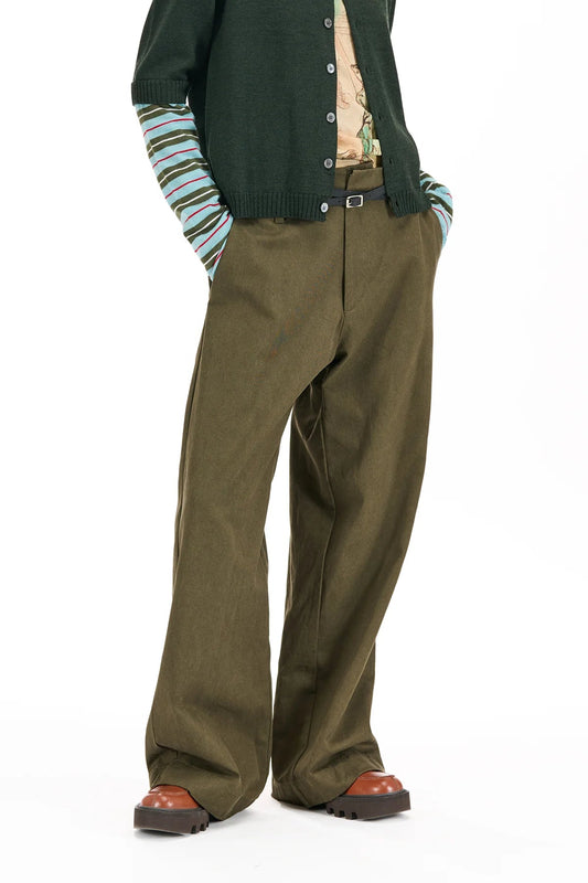 NOM*d | Saunter Trouser | Khaki | Palm Boutique