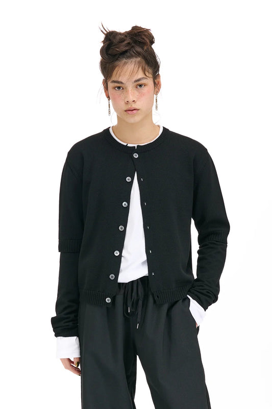 NOM*d | Sophomore Cardigan | Black | Palm Boutique