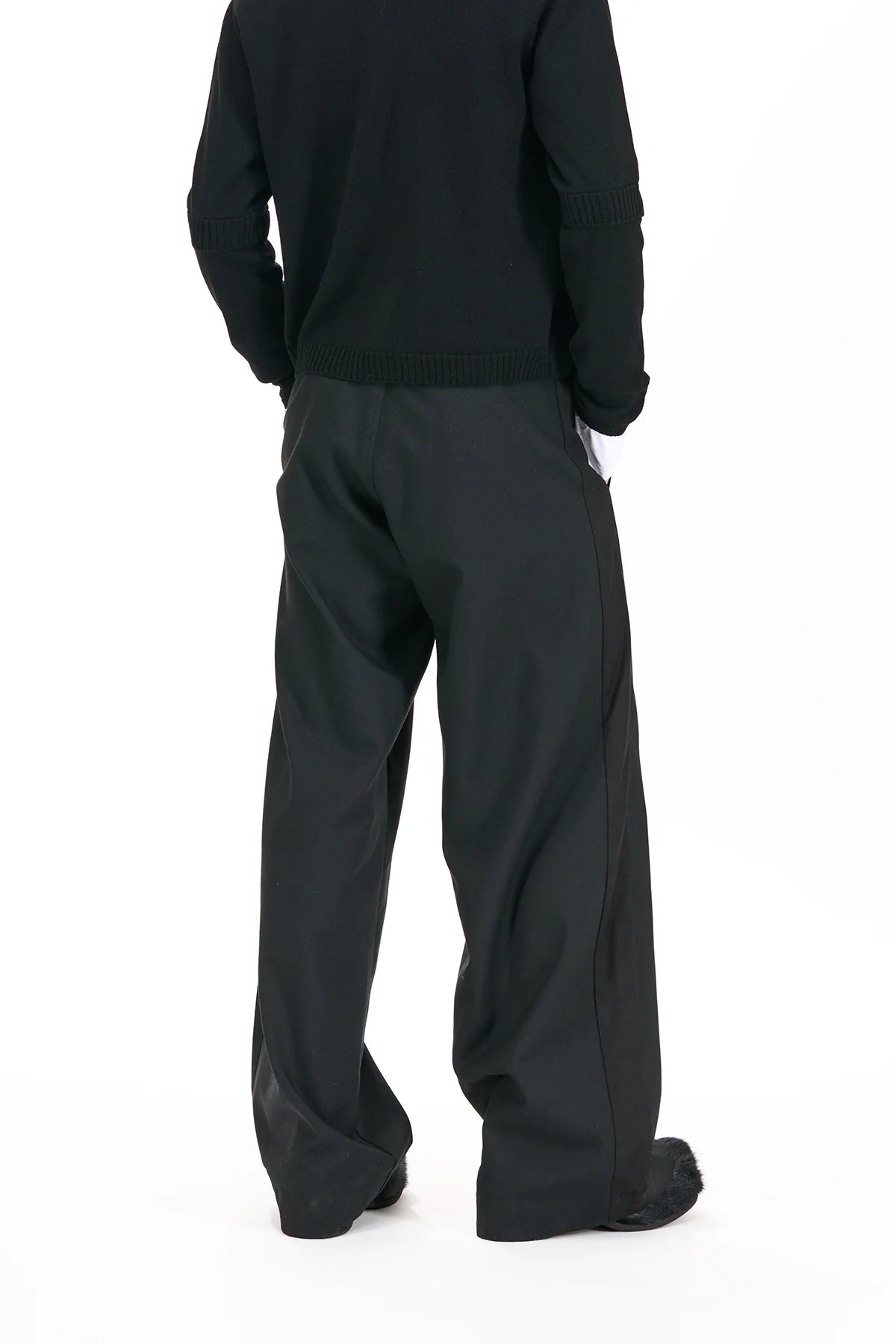 NOM*d | Stroller Pant | Black Gaberdine | Palm Boutique
