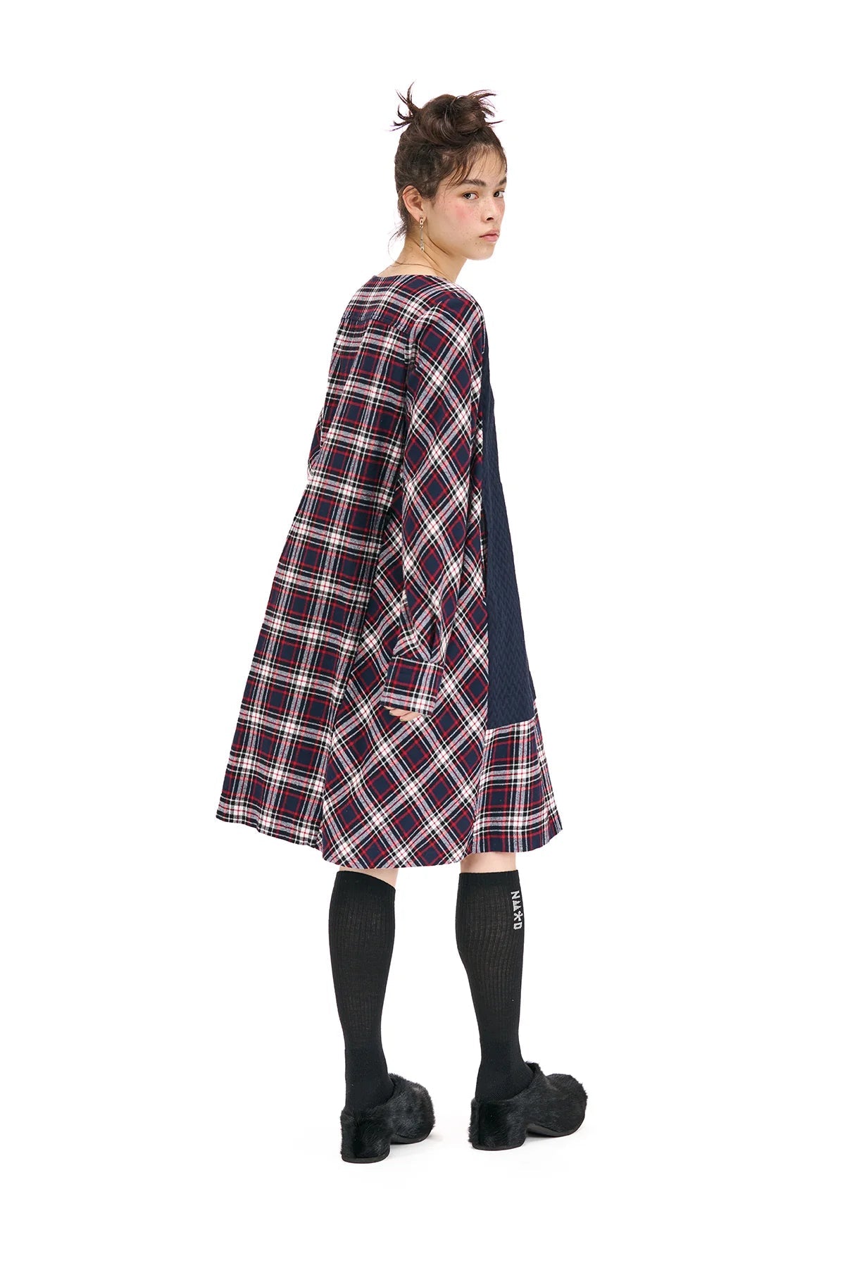 NOM*d | Understudy Dress | Flannel Navy | Palm Boutique