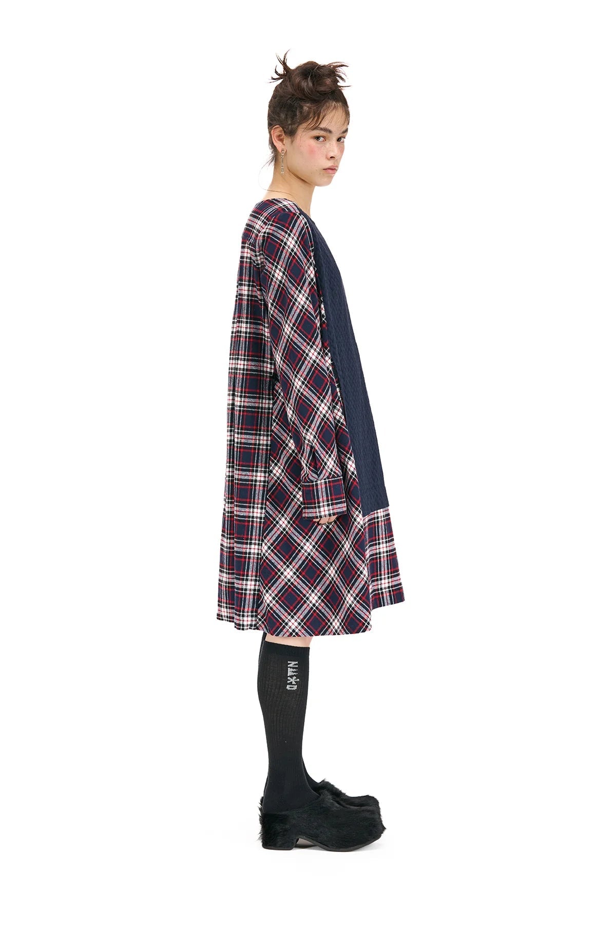 NOM*d | Understudy Dress | Flannel Navy | Palm Boutique