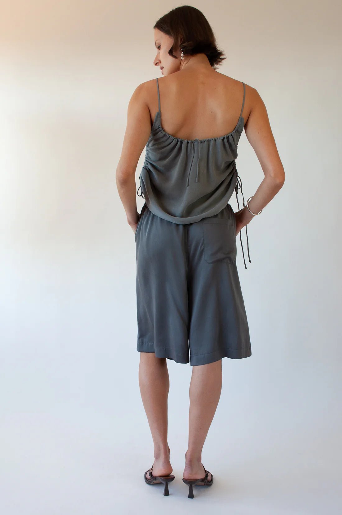 Ovna Ovich | Boxing Short | Steel | Palm Boutique