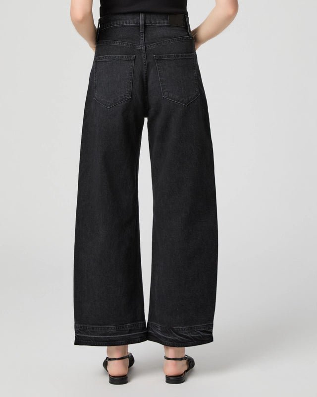 Paige | Arellia Ankle W/Undone Finished Hem | Black Void | Palm Boutique